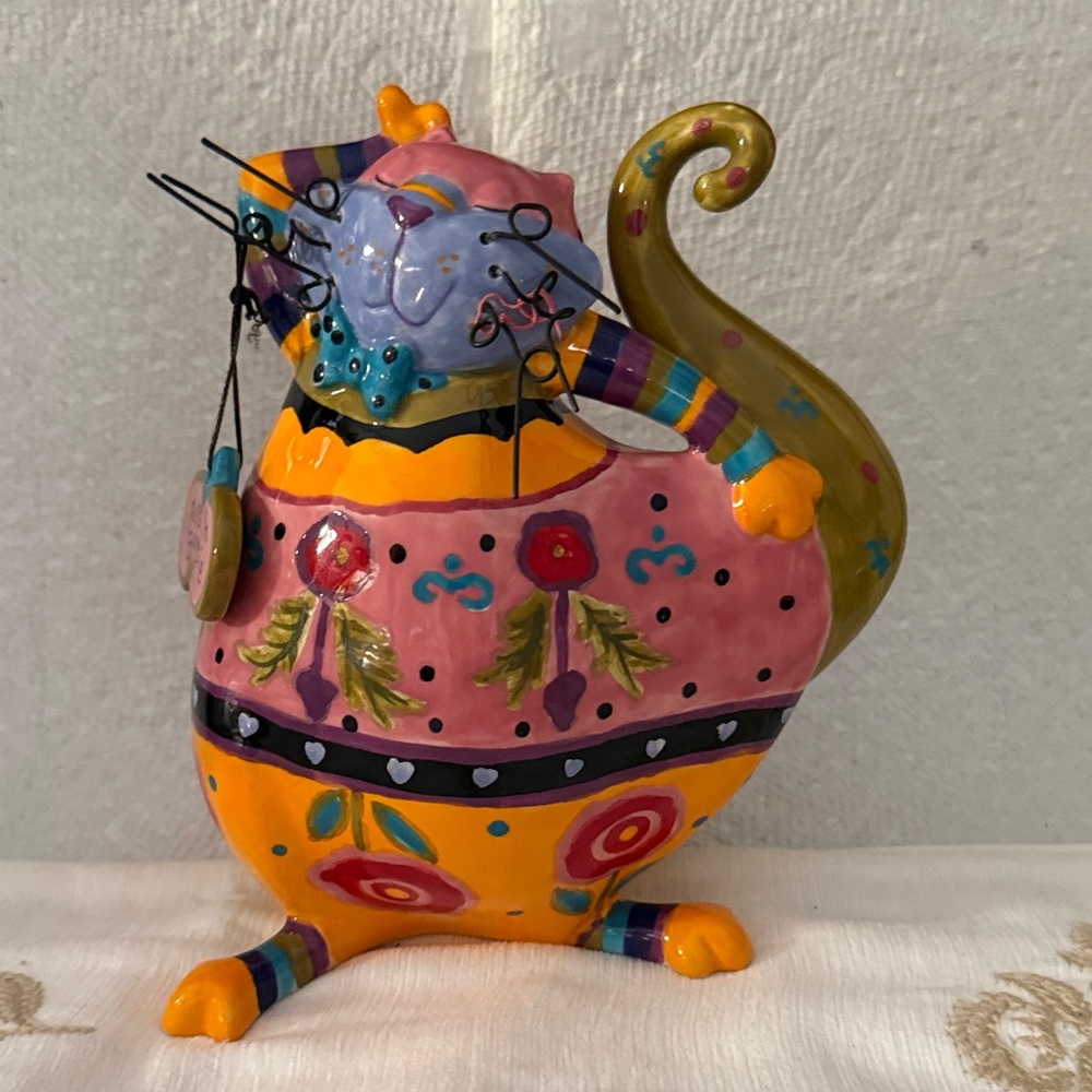 Puss in Bootie Catitudes Ceramic Figurine